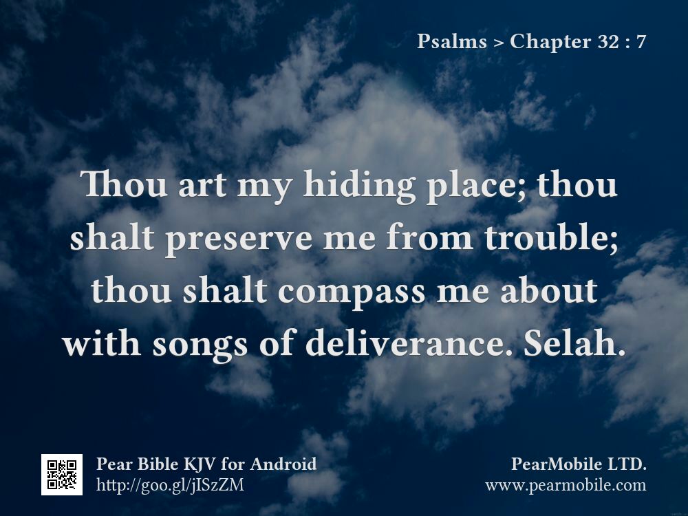 Psalms, Chapter 32:7